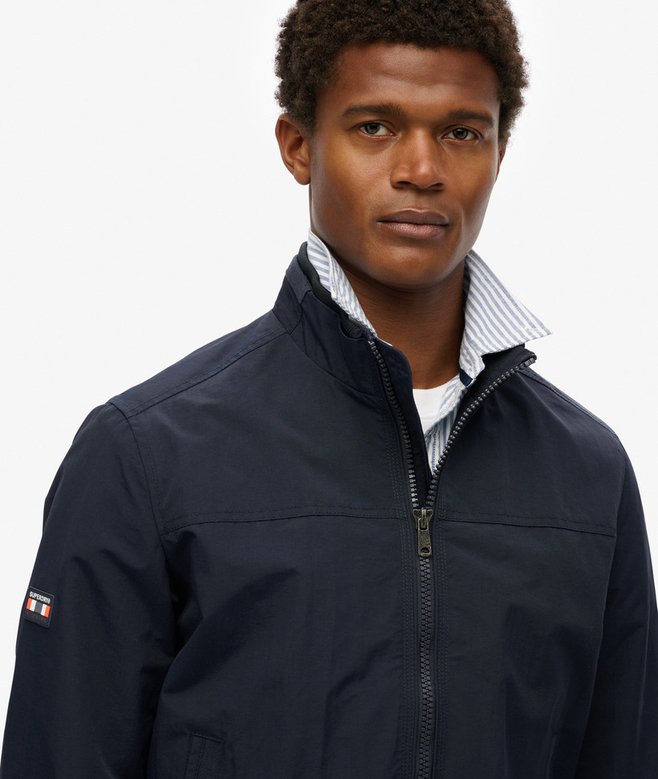 Superdry Nylon Harrington Jacket - ECLIPES NAVY