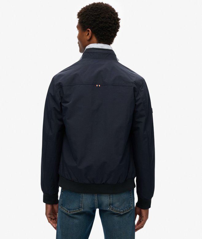 Superdry Nylon Harrington Jacket - ECLIPES NAVY