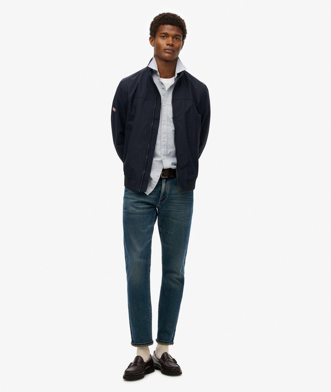Superdry Nylon Harrington Jacket - ECLIPES NAVY