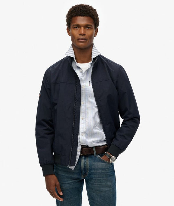 Superdry Nylon Harrington Jacket - ECLIPES NAVY