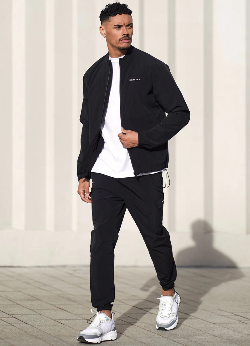 Gym King Utility Woven Cargo Pant - Black