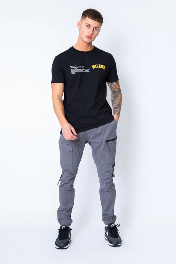 Valere Milano Polsino Technical inspired cargo pant GREY