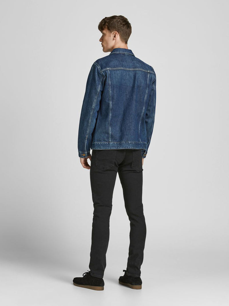 Jack & Jones Slim fit jeans with a tapered leg and low rise Glenn 809 BLACK DENIM