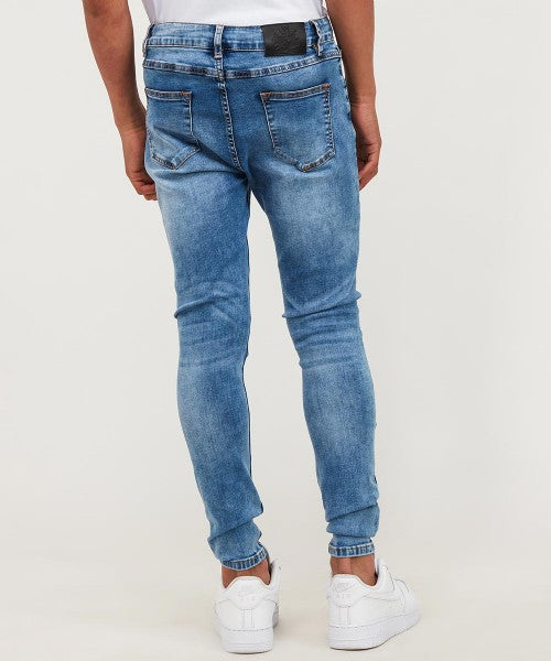 Kings Will Dream JUNIOR DOMER SKINNY JEAN MID WASH