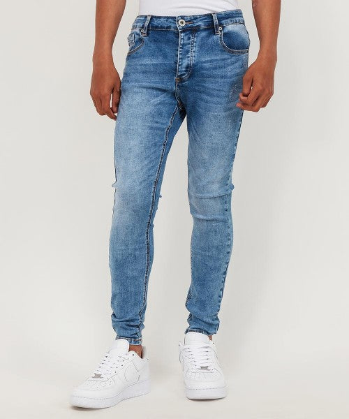 Kings Will Dream JUNIOR DOMER SKINNY JEAN MID WASH