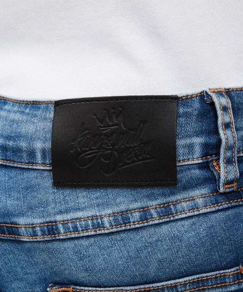Kings Will Dream JUNIOR DOMER SKINNY JEAN MID WASH