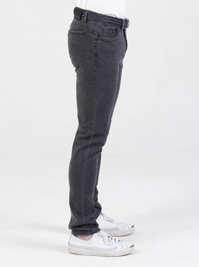 Mish Mash Slim Fit Mid Stretch Brushed Denim Hawker 1955 Grey Branded Mens Jeans