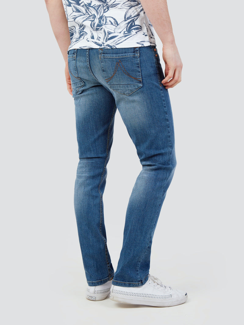Mish Mash 1984 Fuji 5 Pocket Light Wash Denim Jeans
