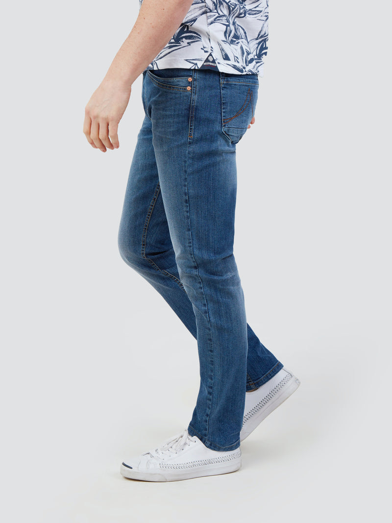 Mish Mash 1984 Fuji 5 Pocket Light Wash Denim Jeans