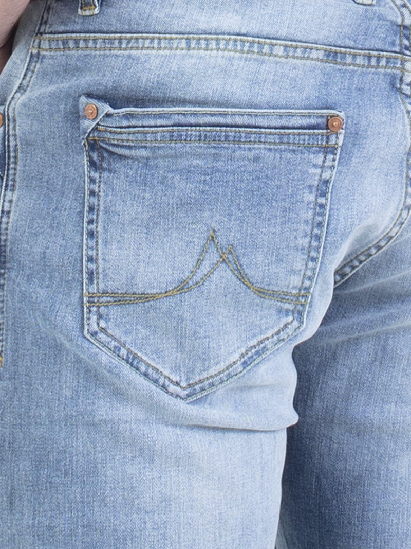 Mish Mash 5 pocket 1984 Alento Mens Denim Jeans in Light Wash Blue