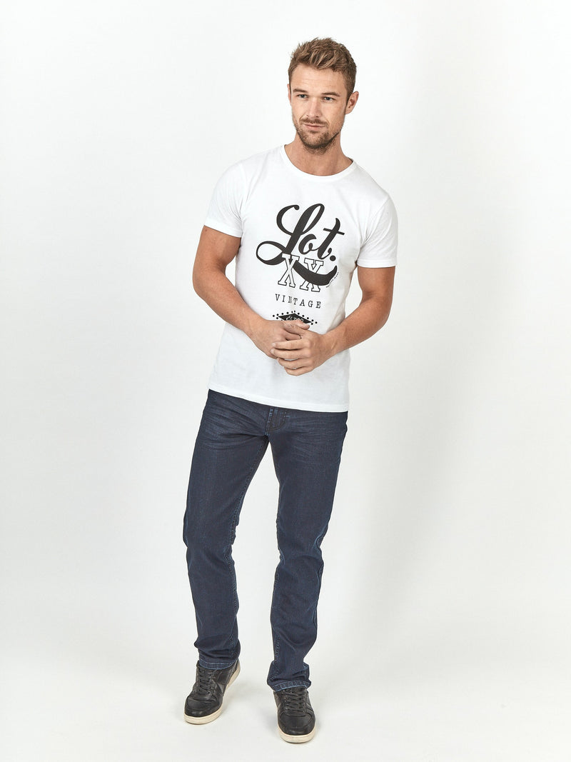 Mish Mash 5 Pocket 1984 Bronx Denim Jeans In Navy Resin