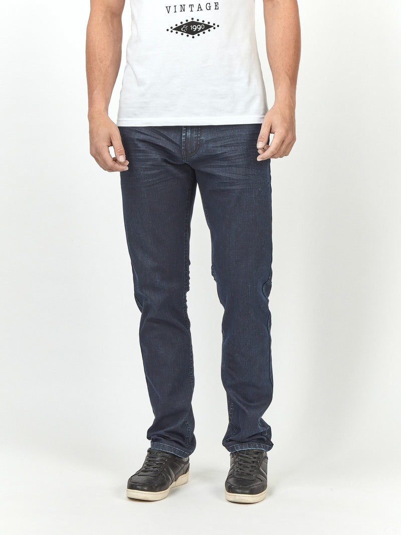 Mish Mash 5 Pocket 1984 Bronx Denim Jeans In Navy Resin