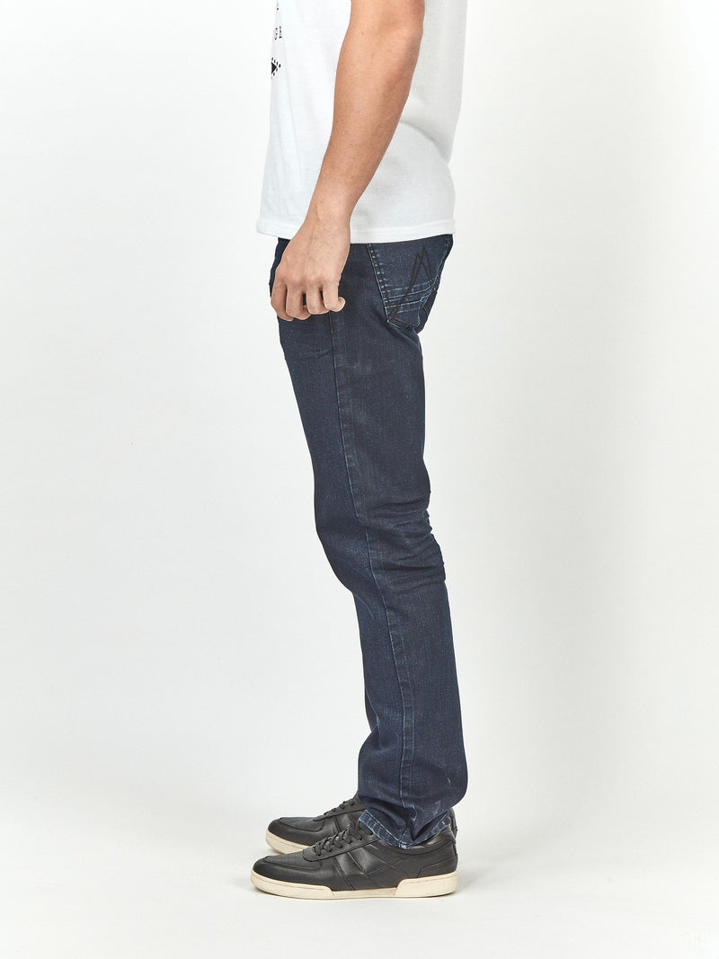 Mish Mash 5 Pocket 1984 Bronx Denim Jeans In Navy Resin