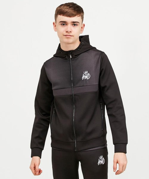 Kings Will Dream Junior Melson Zip Thru Hoodie BLACK