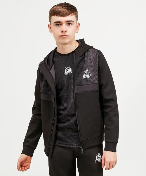 Kings Will Dream Junior Melson Zip Thru Hoodie BLACK