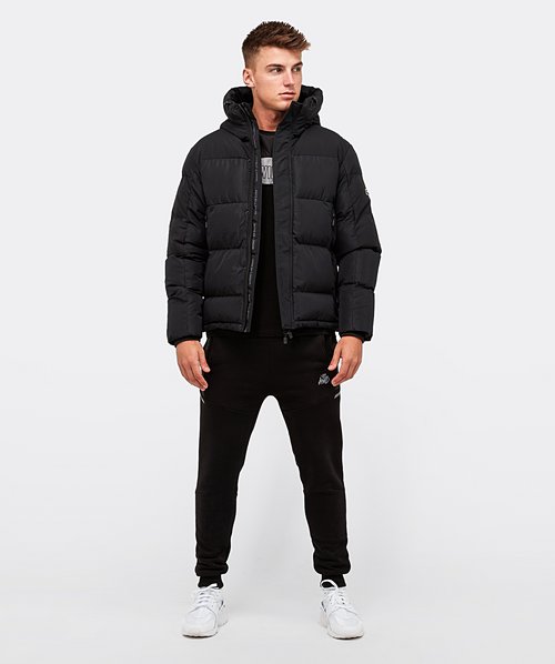 Kings Will Dream Peyton Short Puffer Jacket in BLACK