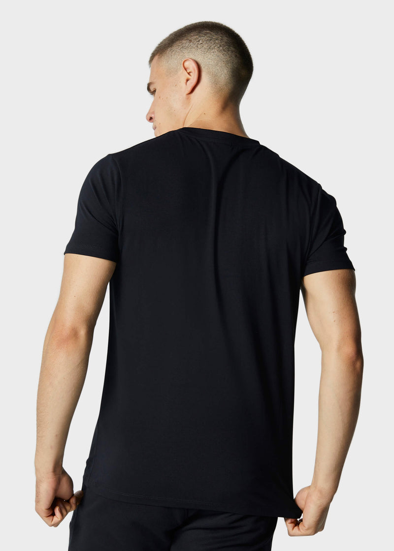 883 Police Arun 100% COTTON Black T Shirt