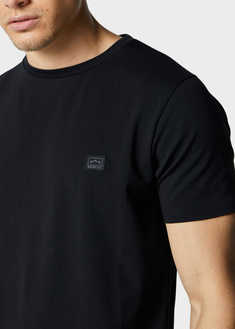 883 Police Arun 100% COTTON Black T Shirt