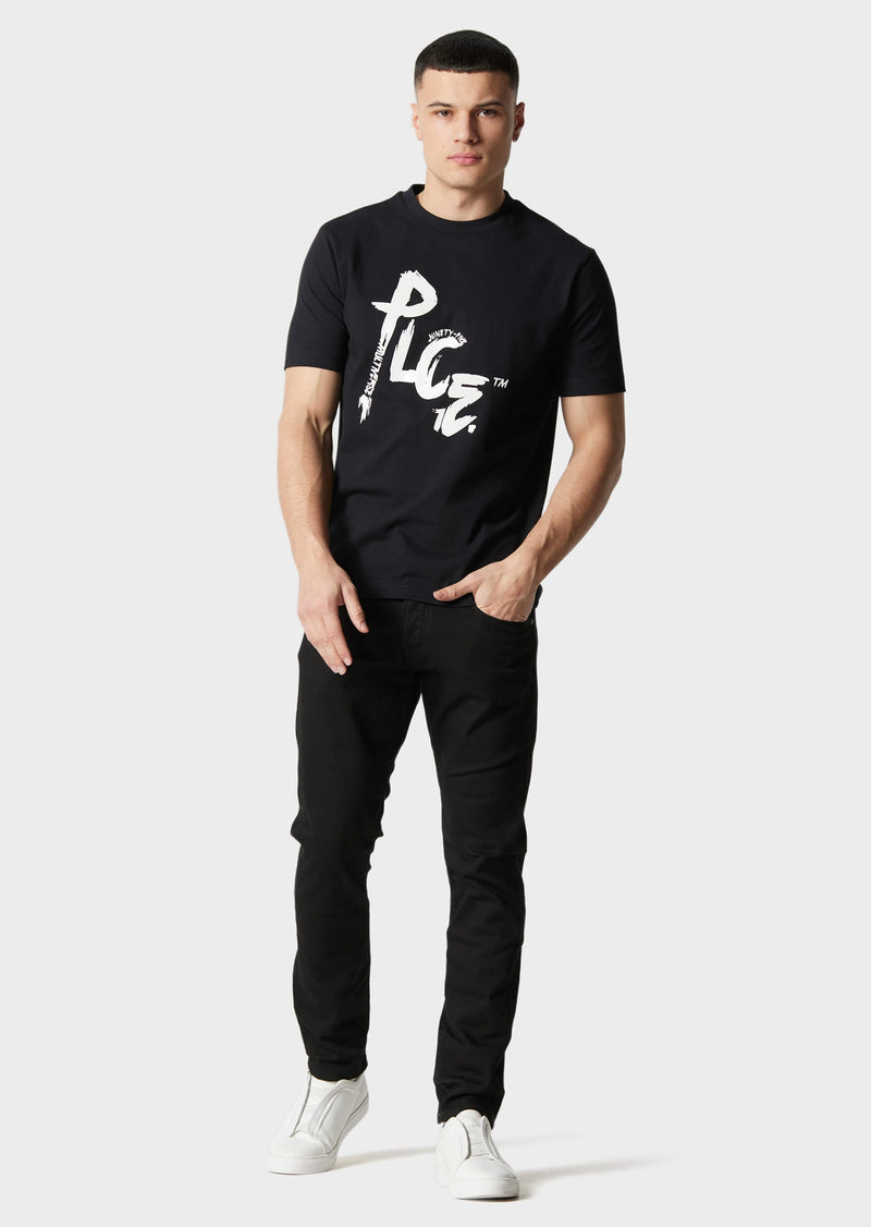 883 Police Cassady MO 383 Clean Black Stretch Regular Fit Jeans