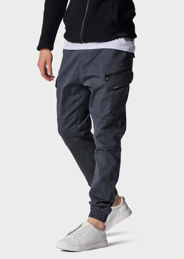 883 Police Coyner Charcoal Cargo Pant Chinos