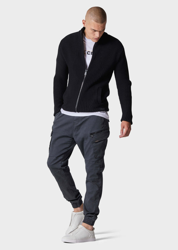 883 Police Coyner Charcoal Cargo Pant Chinos