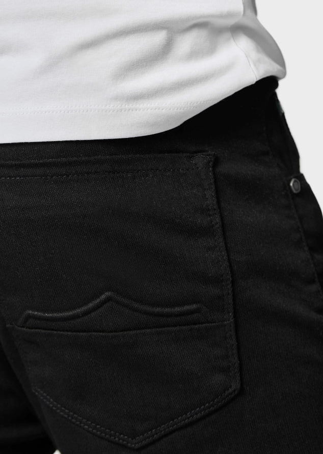 Moriarty Lak 383 Activeflex Super Stretch Slim Fit Black Jeans