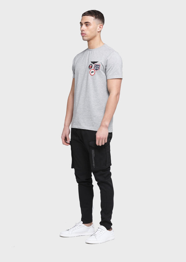 883 Police Moriarty Mens Designers Danin Slim Fit Cargo Pants in Black