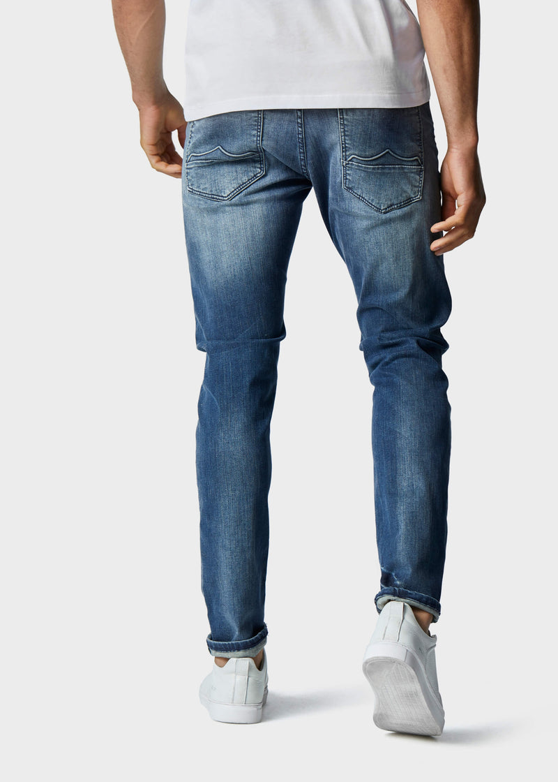 883 Police Moriarty Lak 537 Activeflex Super Stretch Mid Wash Jeans