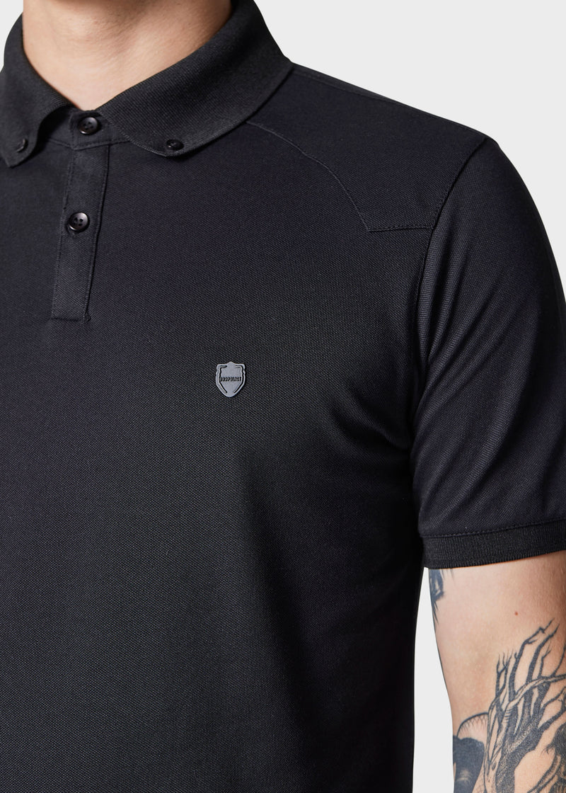 883 Police Noble Black Polo Shirt