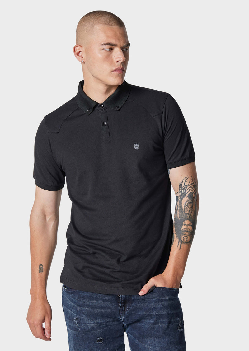 883 Police Noble Black Polo Shirt