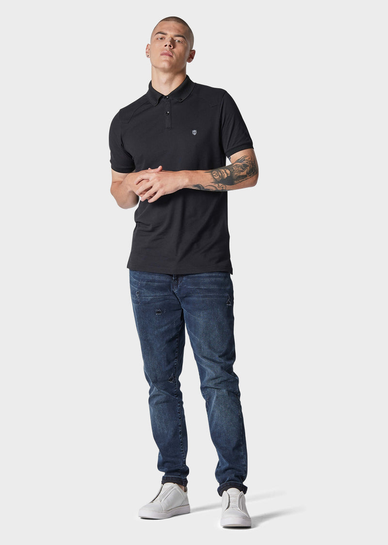883 Police Noble Black Polo Shirt