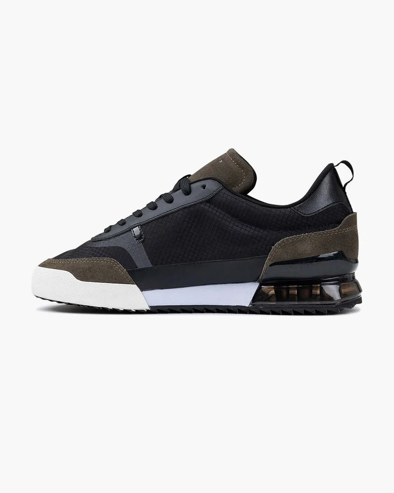 Cruyff Contra Mens Sneaker Trainers in BLACK/OLIVE