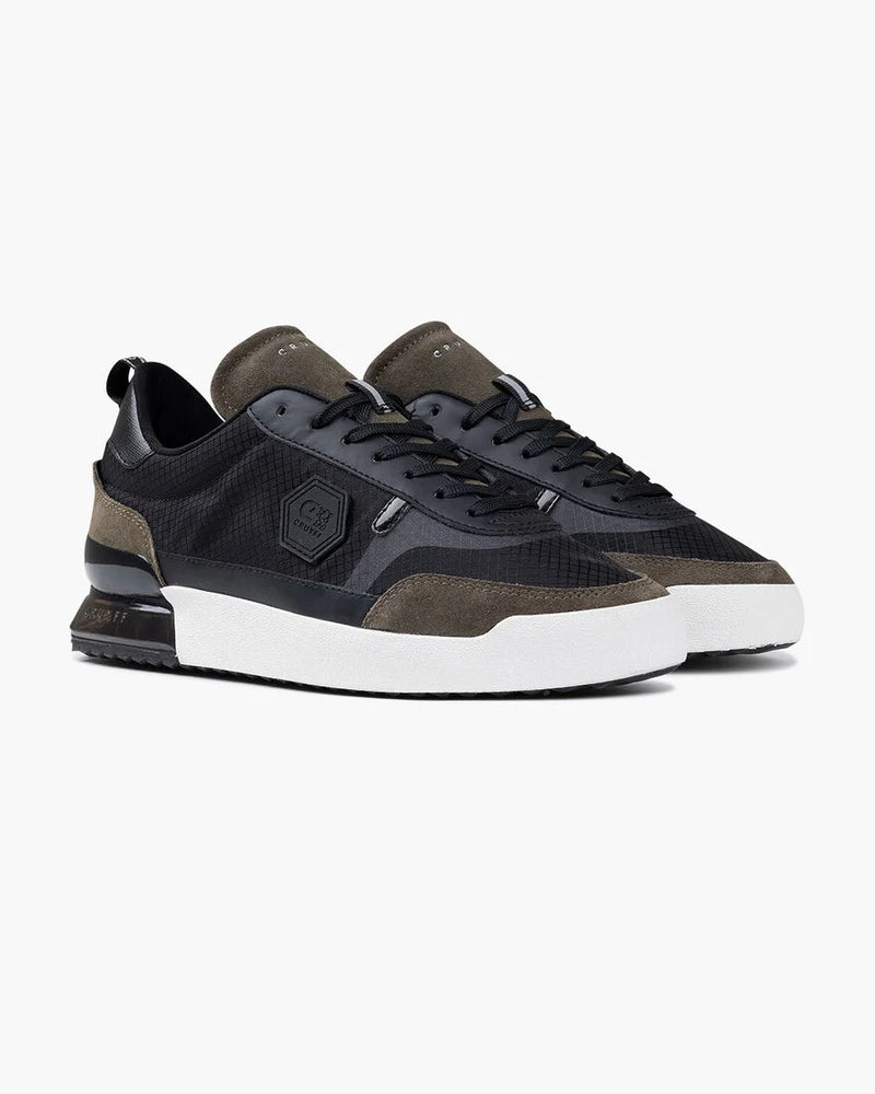 Cruyff Contra Mens Sneaker Trainers in BLACK/OLIVE
