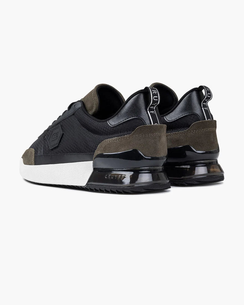 Cruyff Contra Mens Sneaker Trainers in BLACK/OLIVE