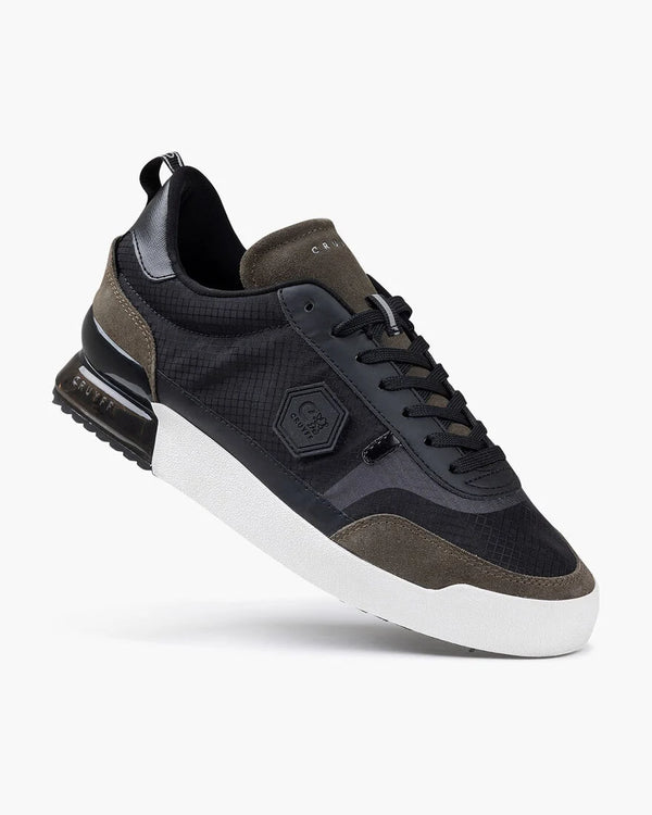 Cruyff Contra Mens Sneaker Trainers in BLACK/OLIVE