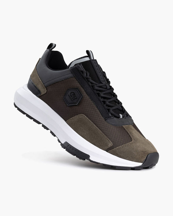 Cruyff Subutai Mens Sneaker Trainer in OLIVE