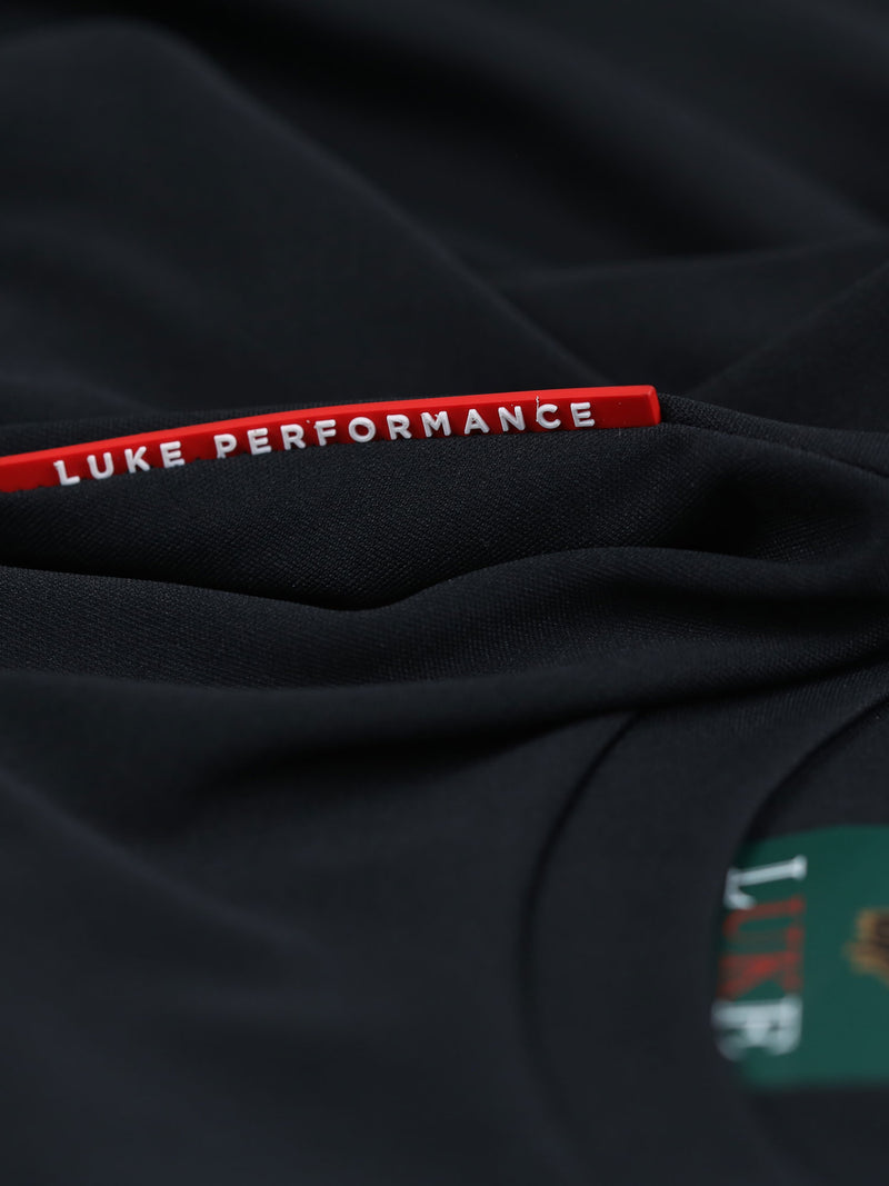 Luke Crunch Sport Performance Reflective T-Shirt Tech Black