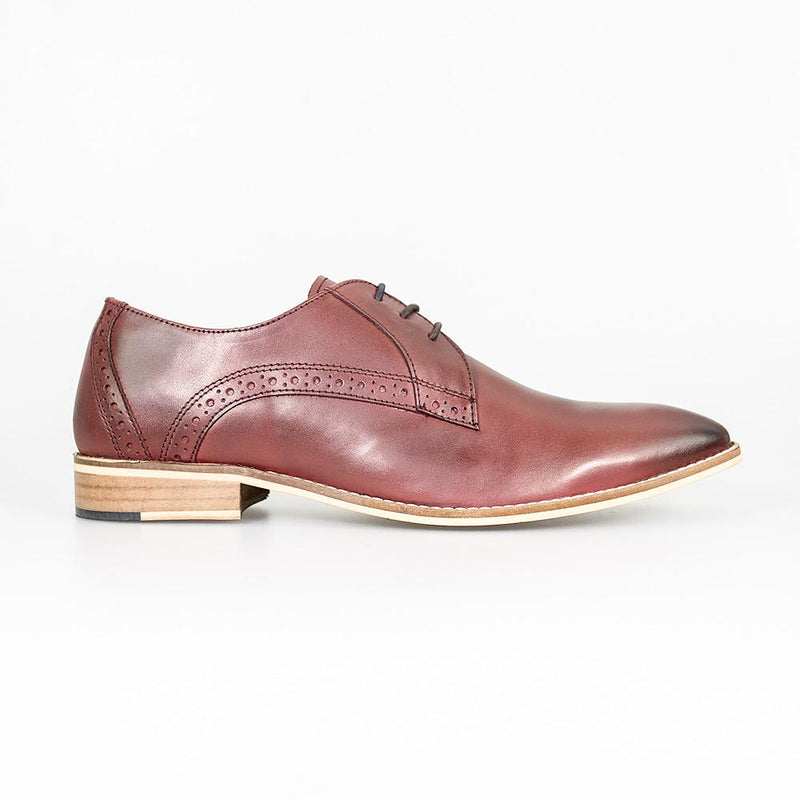 House of Cavani John Signature Smart Dress Shoes in Cherry