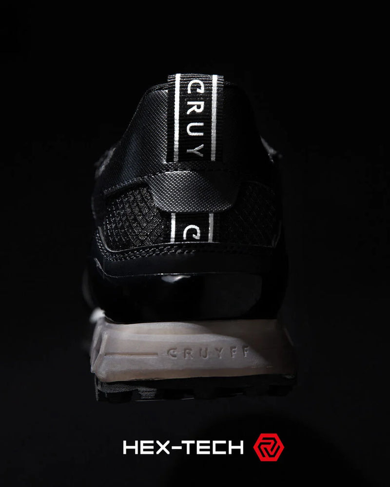 Cruyff Superbia Hex Tech shock absorption Trainers in BLACK