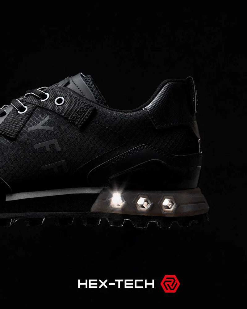 Cruyff Superbia Hex Tech shock absorption Trainers in BLACK