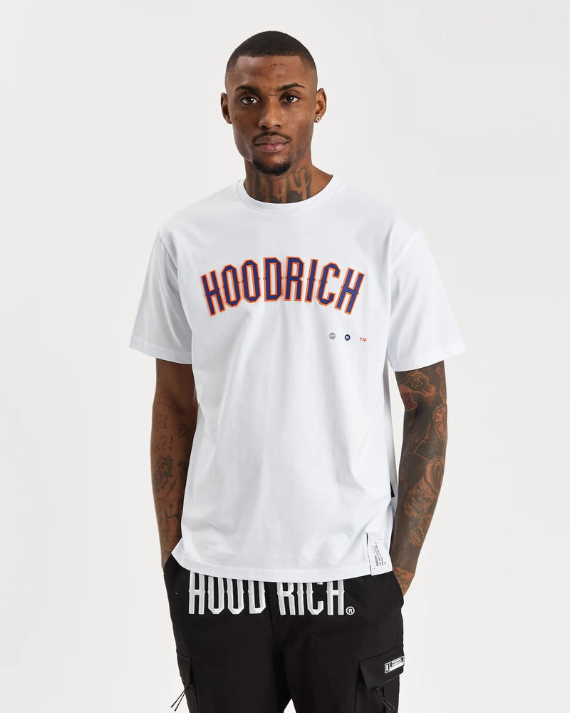 Hoodrich OG Build T-Shirt White/Sodalite Blue/Flame