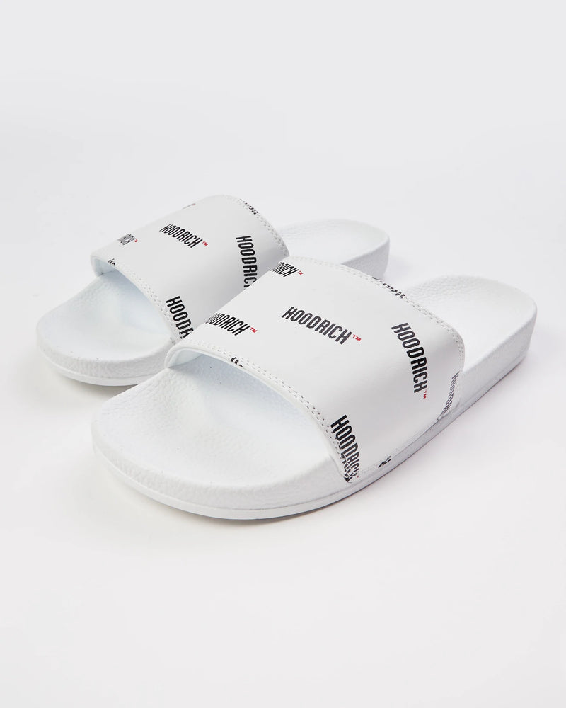 Hoodrich OG Repro Sliders White/Black/Red