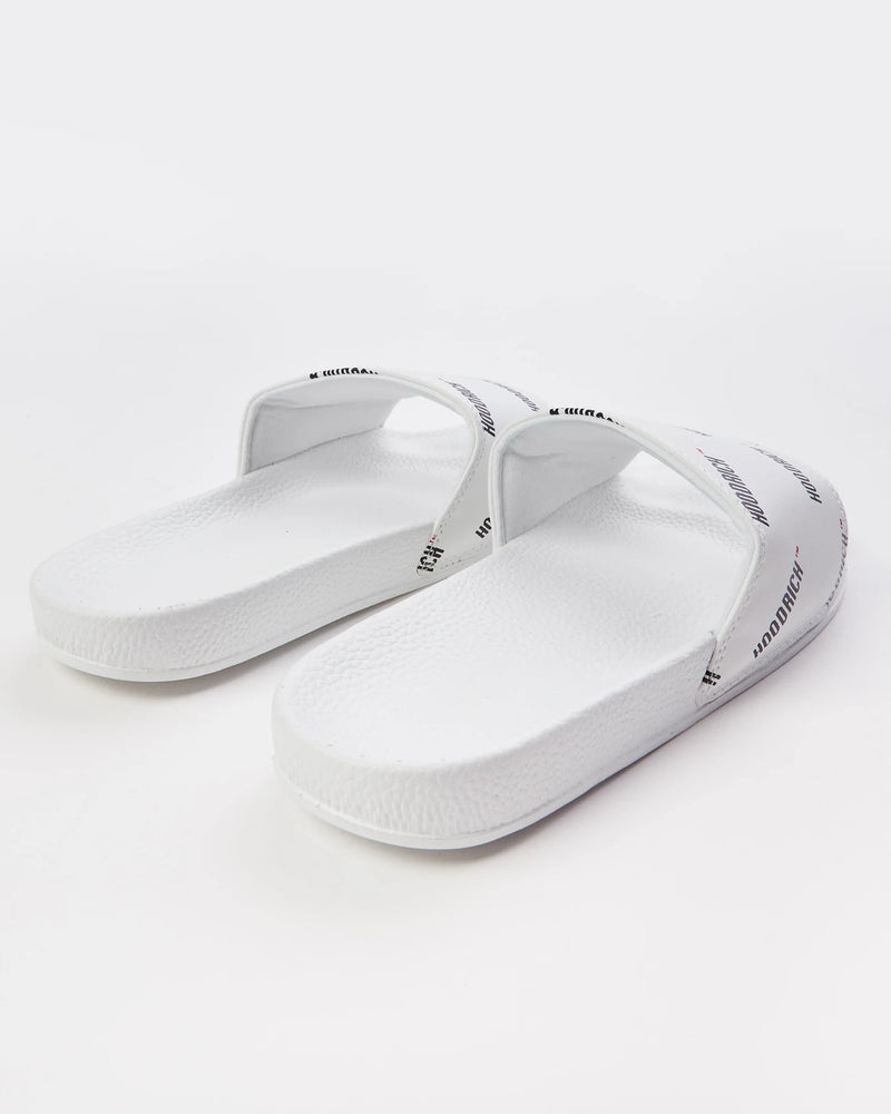 Hoodrich OG Repro Sliders White/Black/Red