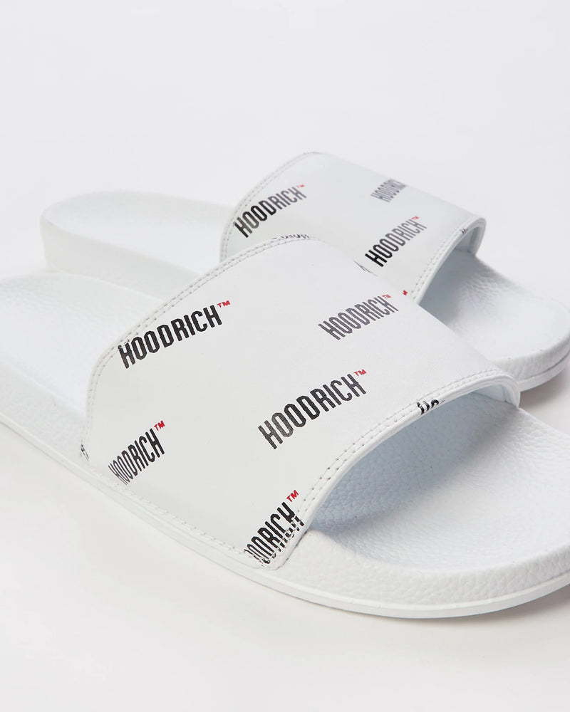 Hoodrich OG Repro Sliders White/Black/Red