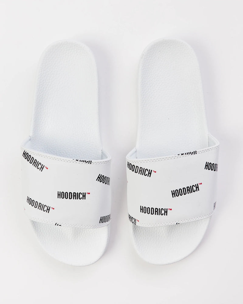 Hoodrich OG Repro Sliders White/Black/Red