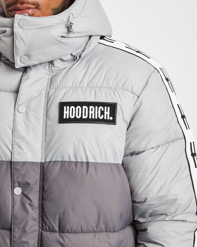 Hoodrich OG Curfew Longline V2 Coat Sleet/Iron Gate