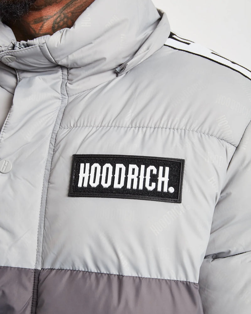 Hoodrich OG Curfew Longline V2 Coat Sleet/Iron Gate