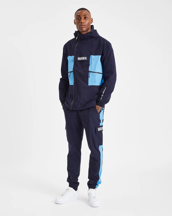 Hoodrich OG Cript Woven Track Top Navy/Azure/White