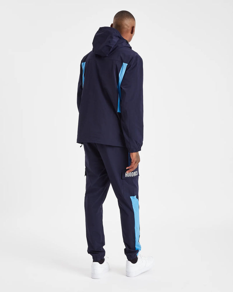 Hoodrich OG Cript Woven Track Top Navy/Azure/White