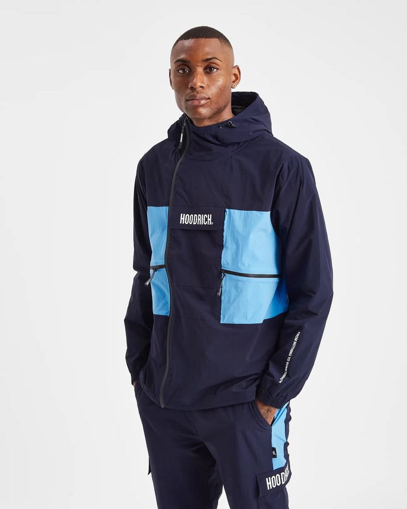 Hoodrich OG Cript Woven Track Top Navy/Azure/White